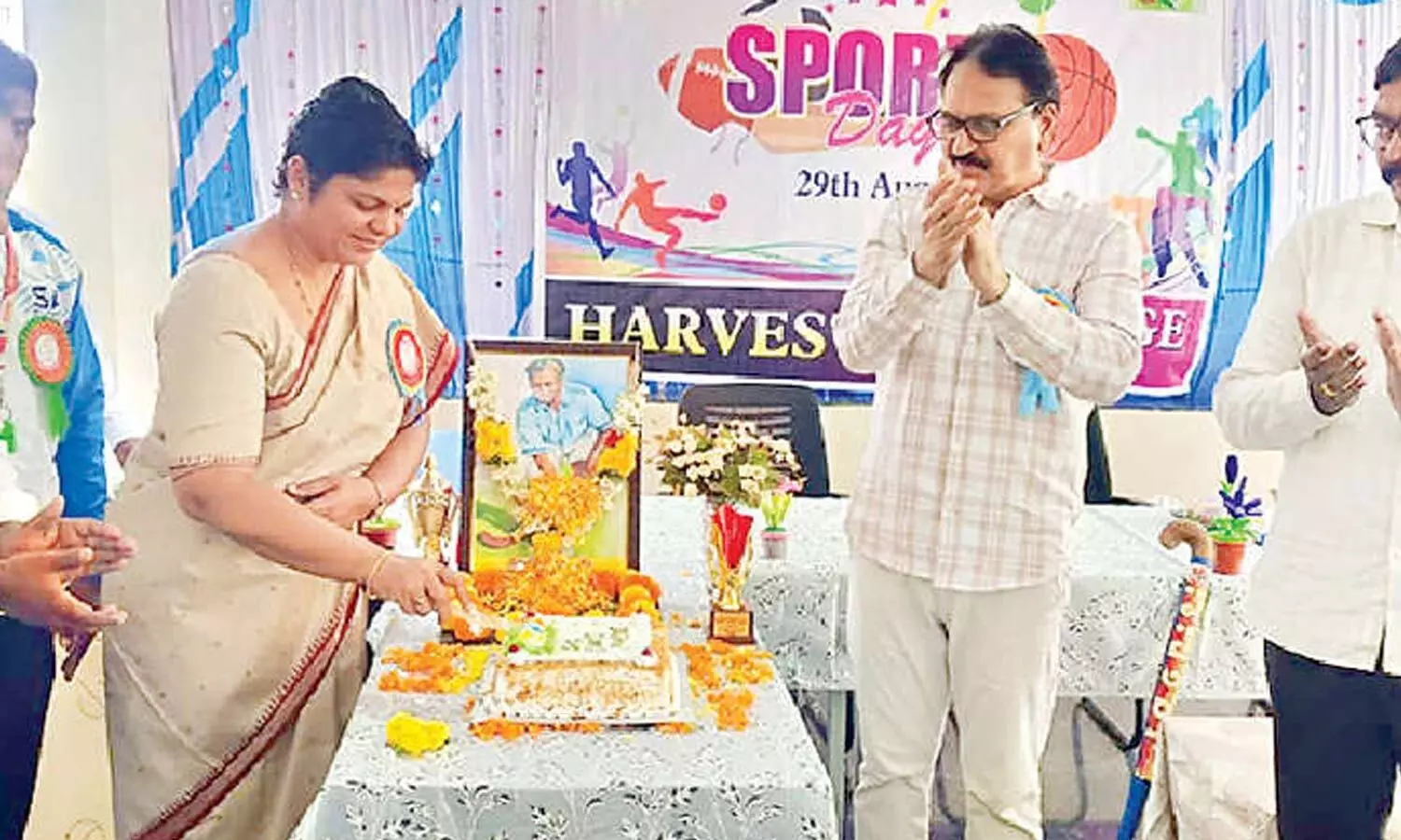 तेलंगाना में राष्ट्रीय खेल दिवस का भव्य उत्सव