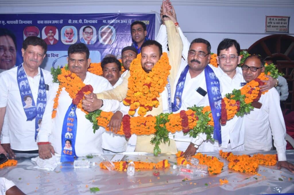 Kuldeep Bhadauria became Bahujan Samaj Party's candidate from Kanpur Lok Sabha seat.
