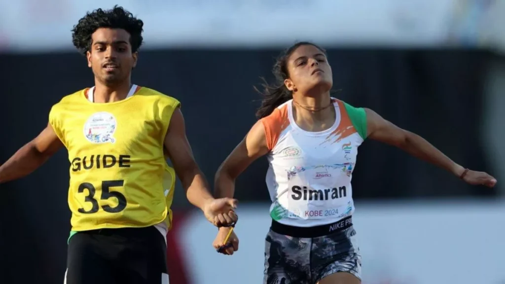 भारत की सिमरन शर्मा ने विश्‍व पैरा एथलेटिक्स चैंपियनशिप में स्वर्ण पदक जीता