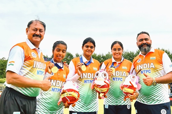 भारत की महिला तीरंदाजी टीम ने दक्षिण कोरिया में जीता स्वर्ण पदक
