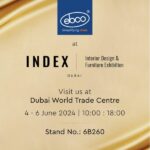 दुबई में आयोजित इंटीरियर डिज़ाइन की अंतर्राष्ट्रीय प्रमुख प्रदर्शनी, इंडेक्स दुबई की 31वीं संस्करण ने धमाल मचा दिया।